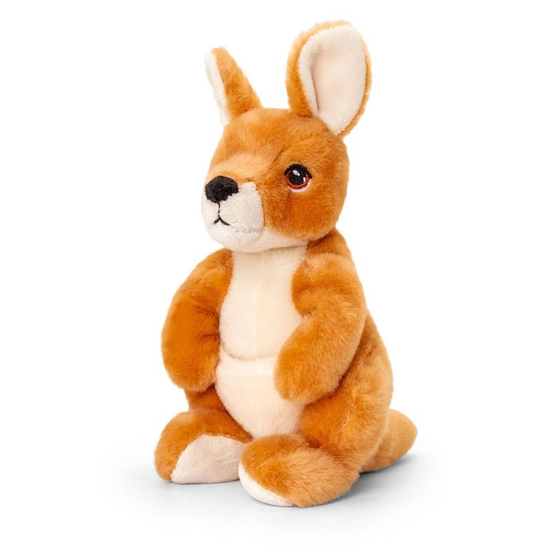 Foto van Pluche knuffel dier wallaby kangoeroe 20 cm - knuffeldier