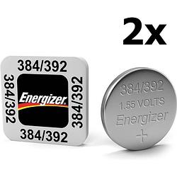Foto van 2 stuks - energizer 384/392 1.55v knoopcel batterij