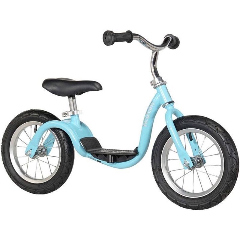 Foto van Kazam loopfiets met 2 wielen loopfiets 12 inch junior lichtblauw