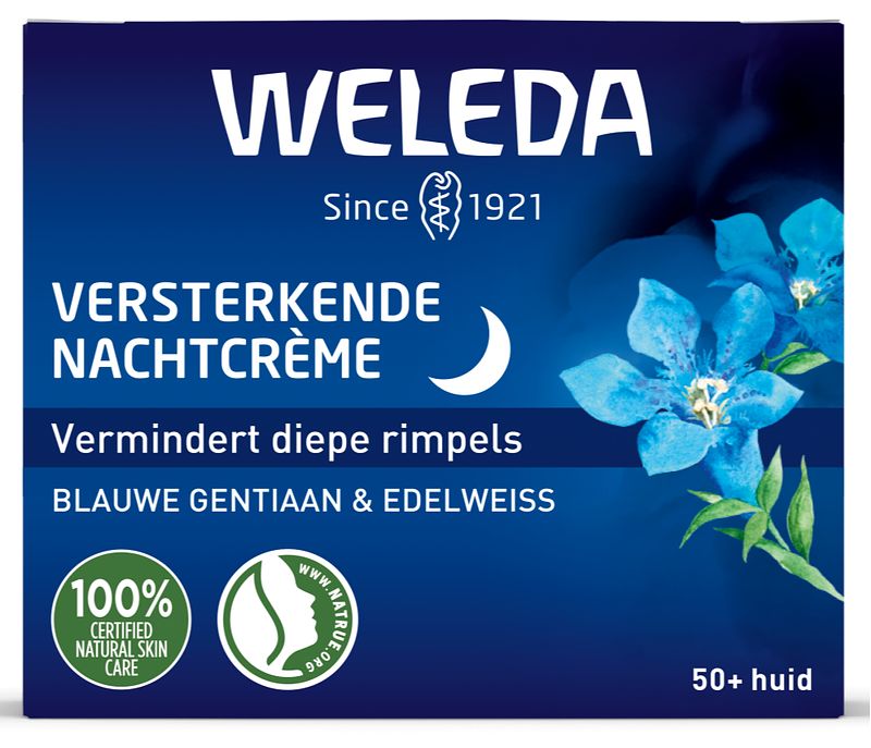 Foto van Weleda blauwe gentiaan & edelweiss versterkende nachtcrème