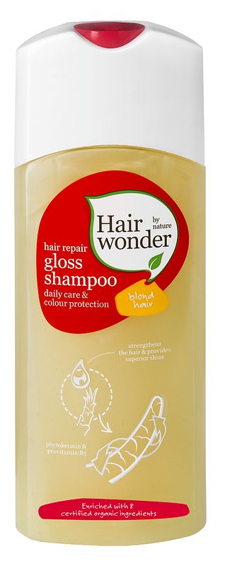 Foto van Hairwonder gloss shampoo blond 200ml