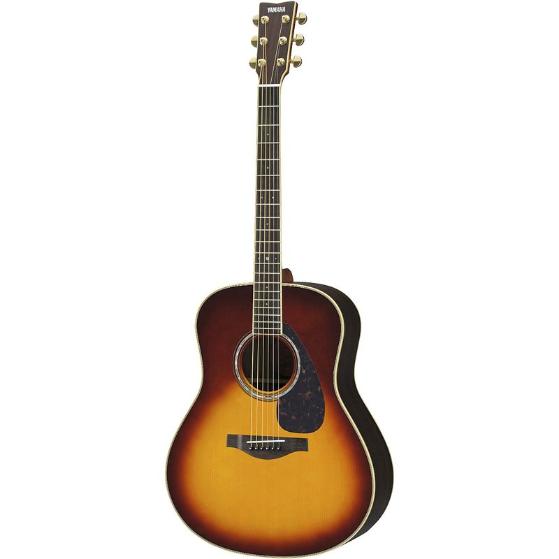 Foto van Yamaha ll6 are brown sunburst elektr.-akoestische westerngitaar