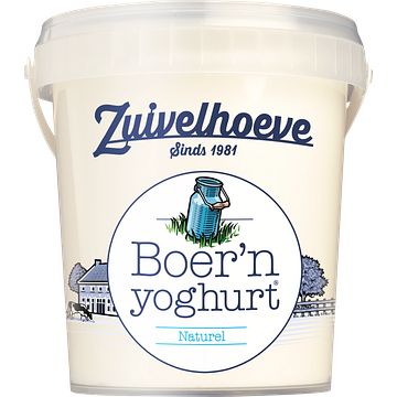 Foto van Zuivelhoeve boer'sn yoghurt® naturel 750g bij jumbo