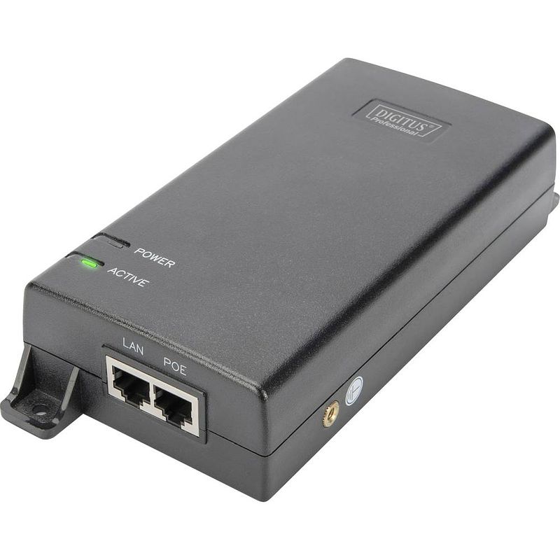 Foto van Digitus dn-95104 poe-injector 1 gbit/s ieee 802.3at (25.5 w), ieee 802.3af (12.95 w)