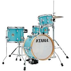 Foto van Tama ljk44h4-aqb club jam flyer aqua blue 4-delig drumstel