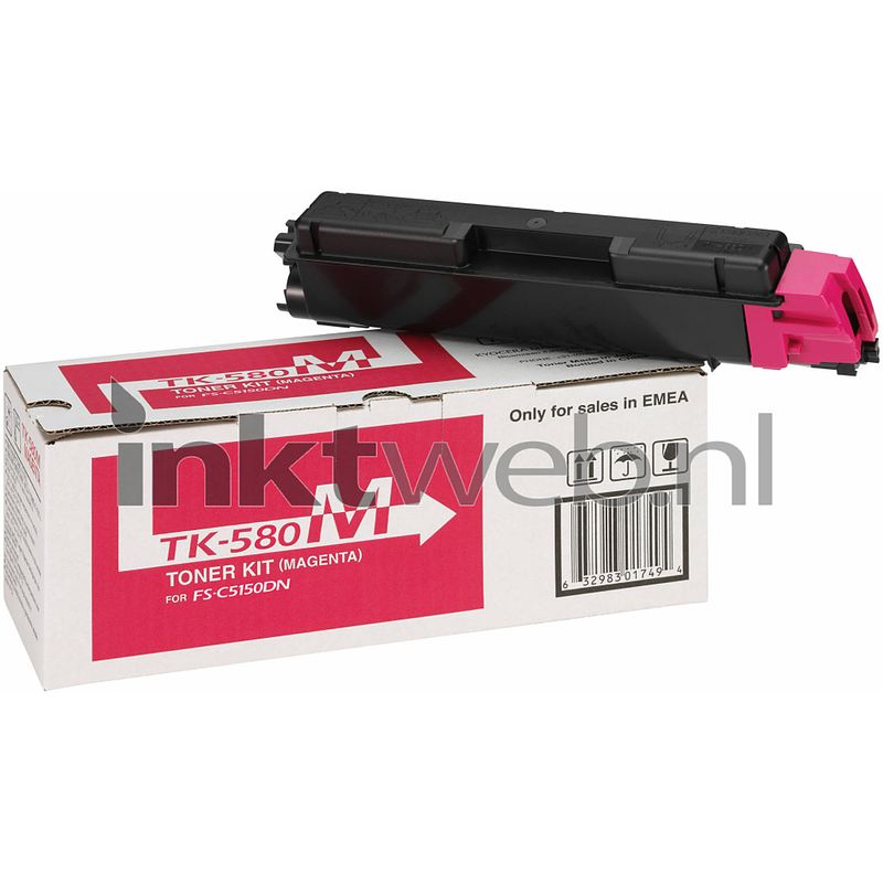 Foto van Kyocera mita tk-580 magenta toner