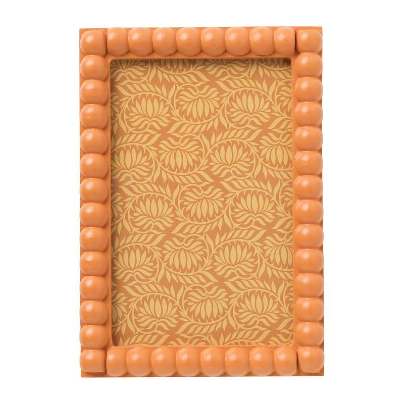 Foto van Fotolijst bobbles - oranje - 11x17 cm