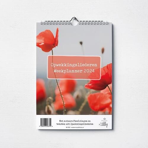 Foto van Weekplanner 2024 opwekkingsliederen - paperback (9789493206359)