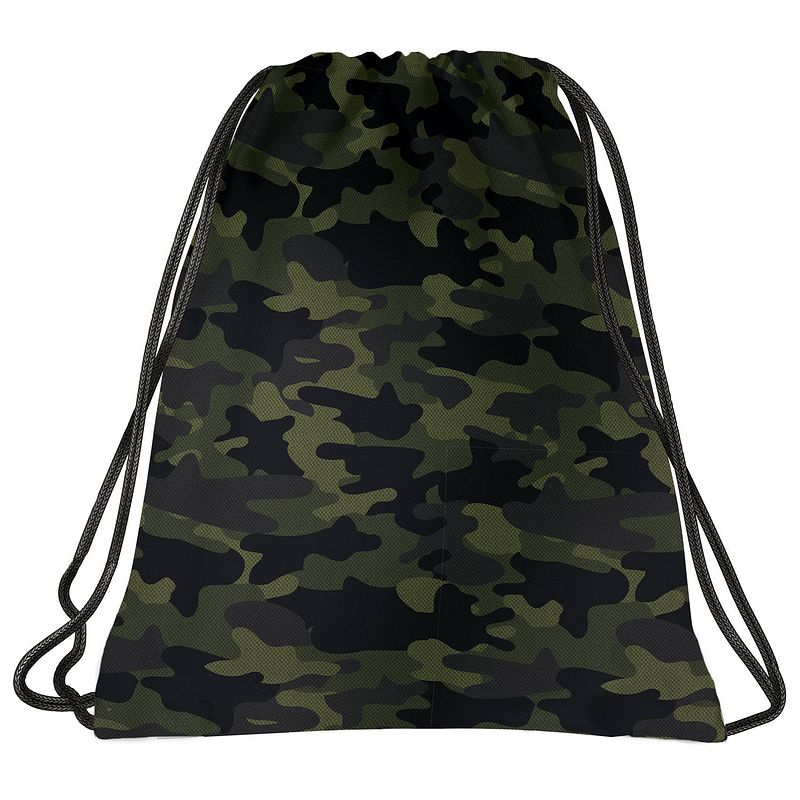 Foto van Backup gymbag camouflage - 45 x 35 cm - polyester