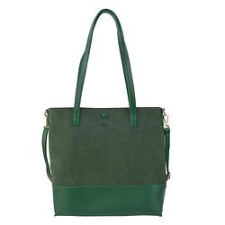 Foto van Clayre & eef groene tas 28*30 cm groen mlbag0353gr