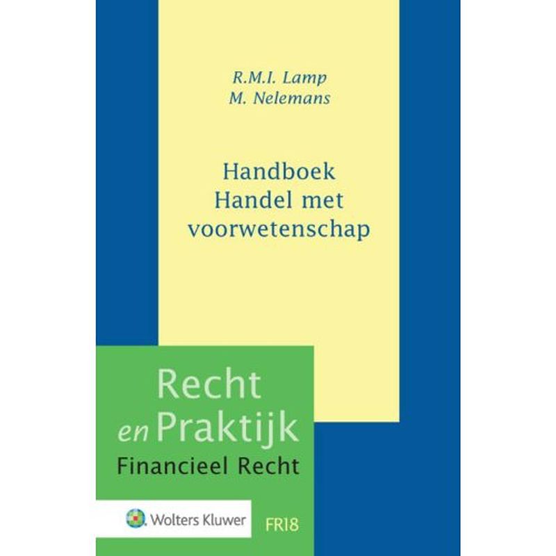 Foto van Handboek handel met voorwetenschap