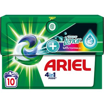 Foto van Ariel 4in1 pods, wasmiddelcapsules, x10 aanbieding bij jumbo | 1+1 gratis