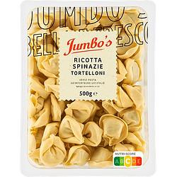 Foto van Jumbo verse pasta tortelloni met ricotta & spinazie 500g