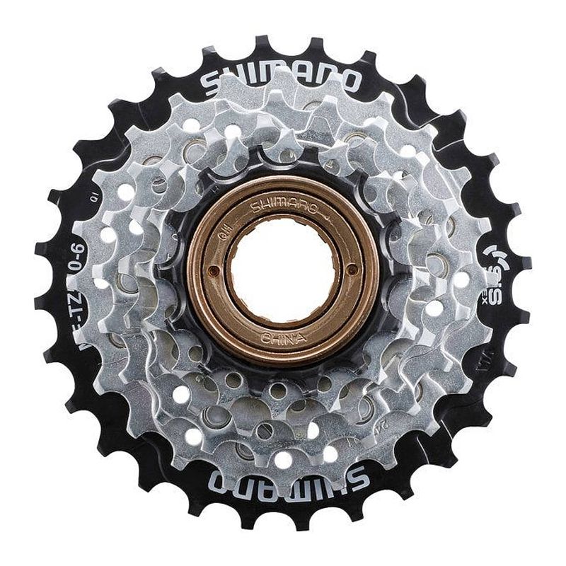 Foto van Freewheel shimano mf-tz510 6 speed - 14-28t