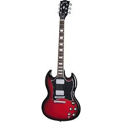 Foto van Gibson original collection sg standard cardinal red burst elektrische gitaar met premium gigbag