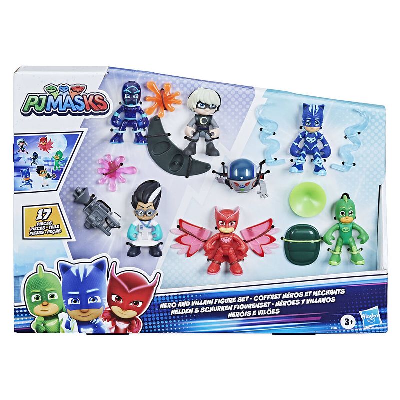 Foto van Actiefiguren pj masks hero and villain