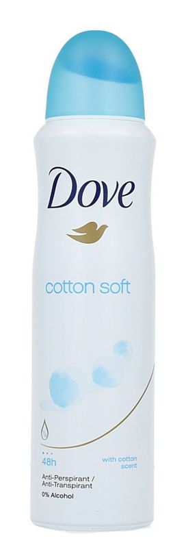 Foto van Dove cotton soft deospray