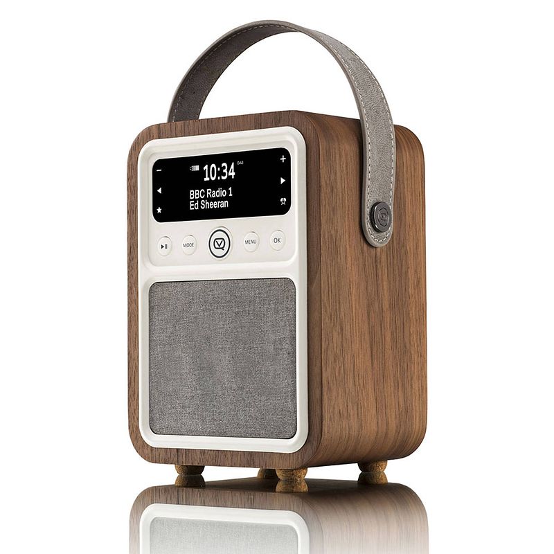 Foto van View quest monty retro wekkerradio walnut