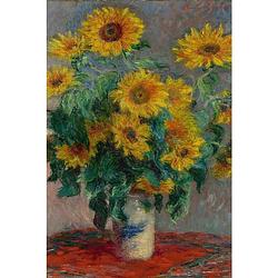 Foto van Pyramid monet bouquet of sunflowers poster 61x91,5cm