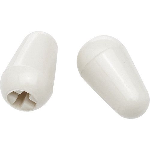 Foto van Fender switch tip voor stratocaster wit (2 stuks)