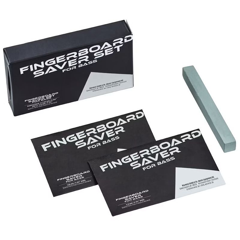 Foto van Warwick rockcare bass fingerboard saver set voor medium en jumbo basgitaar-frets