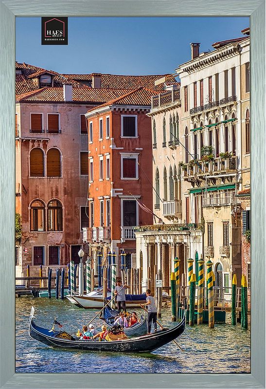 Foto van Haes deco houten fotolijst venezia zilver voor 1 foto formaat 20x30 -sp13330