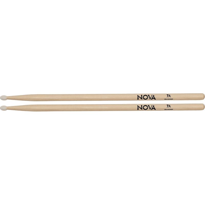 Foto van Nova by vic firth 7an hickory drumstokken met nylon tip