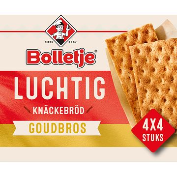 Foto van Bolletje knackebrod luchtig goudbros 240g bij jumbo