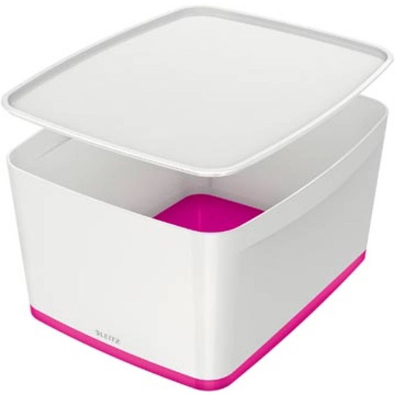 Foto van Leitz mybox opbergdoos met groot deksel, roze