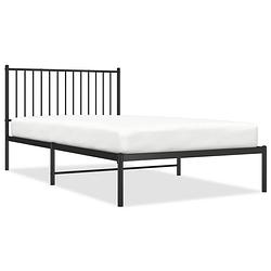 Foto van The living store bedframe classic s - bedframe - 207x112x90.5 cm - robuuste metalen constructie