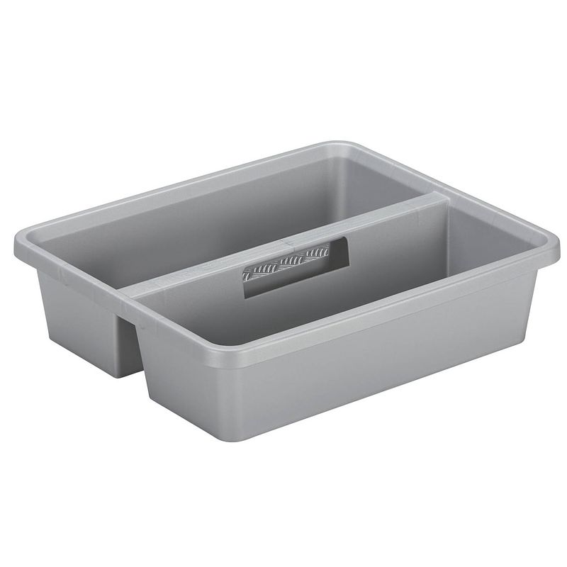 Foto van Sunware inzet organiser tray voor opslagbox van 17/32/45 liter lichtgrijs 38 x 32 x 9.6 cm - opbergbox