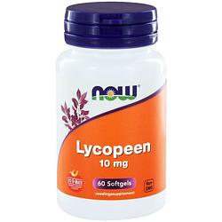 Foto van Now lycopeen 10mg capsules
