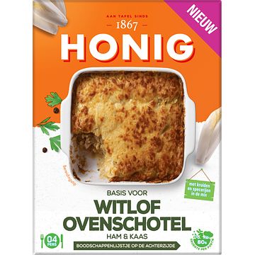 Foto van Honig basis voor witlof ovenschotel ham & kaas 36g bij jumbo