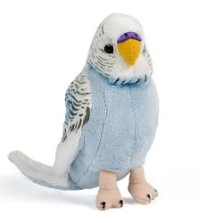 Foto van Living nature knuffel blue budgerigar with sound