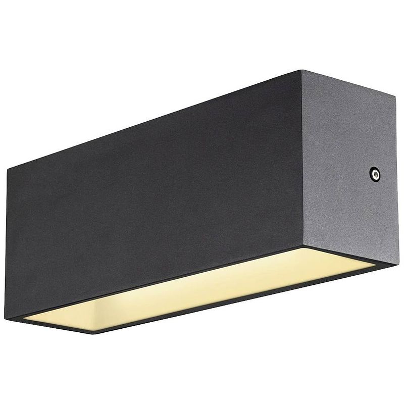 Foto van Slv sitra l 1005155 led-buitenlamp (wand) led vast ingebouwd 24 w antraciet