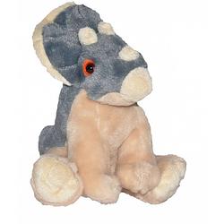 Foto van Wild republic knuffel nhm triceratops 13 cm pluche naturel