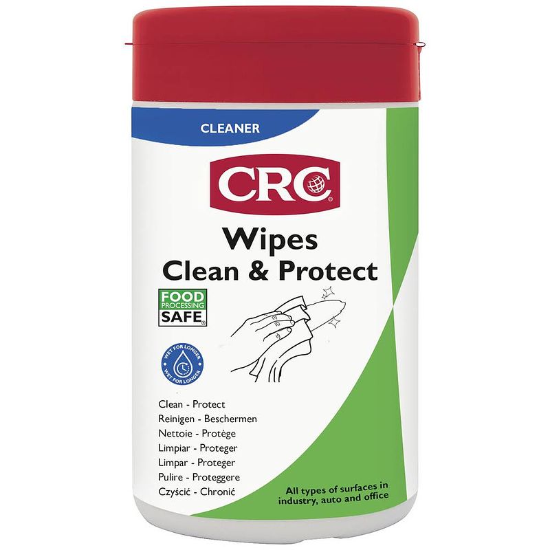 Foto van Crc 33381-aa reinigingsdoekjes wipes clean & protect 50 stuk(s)