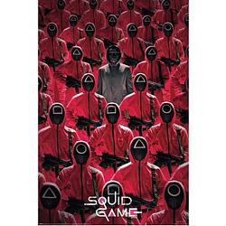 Foto van Pyramid squid game crowd poster 61x91,5cm