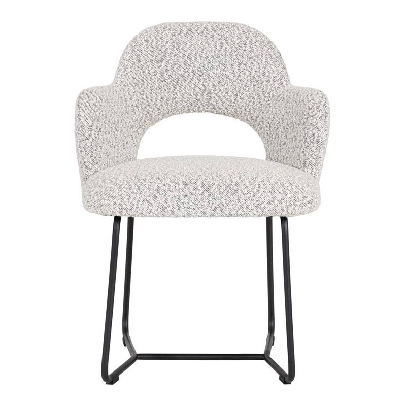 Foto van Must living arm chair vista,81x60x59 cm, bouclé light grey