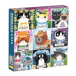 Foto van Bookish cats family puzzle (500 stukjes) - puzzel;puzzel (9780735364905)