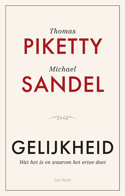 Foto van Gelijkheid - thomas piketty, michael j. sandel - ebook