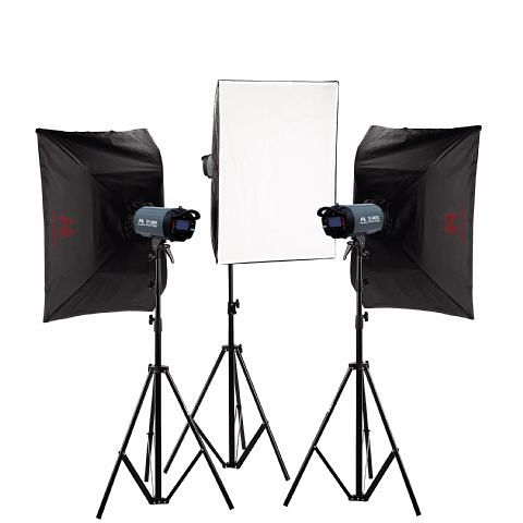 Foto van Falcon eyes studioflitsset tfk-3600l met lcd scherm