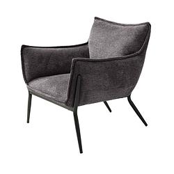 Foto van Giga living - fauteuil calgary stof donkergrijs