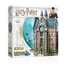 Foto van Wrebbit 3d puzzle - harry potter hogwarts clock tower (420 stukjes) - puzzel;puzzel (0665541010132)