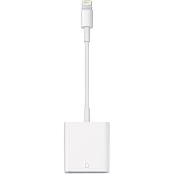 Foto van Apple apple ipad/iphone/ipod aansluitkabel [1x apple dock-stekker lightning - 1x sd-kaartslot] 10.00 cm wit