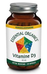 Foto van Essential organics vitamine d3 25mcg capsules