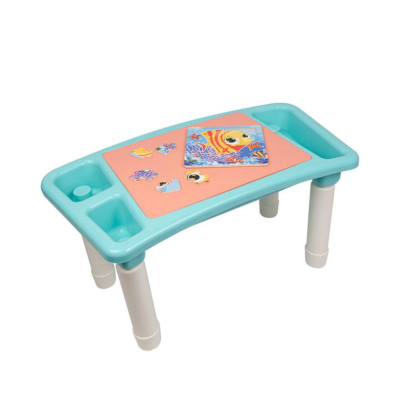 Foto van Decopatent® - kindertafel bouwtafel - speeltafel met bouwplaat (voor