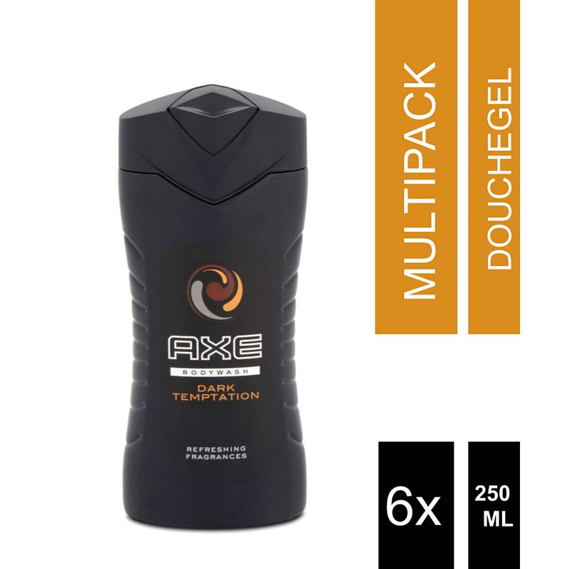 Foto van Axe douchegel dark temptation 6 x 250 ml