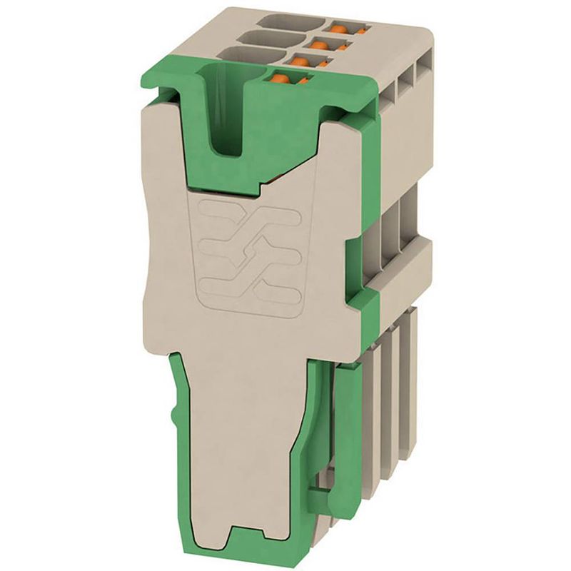 Foto van Testadapter weidmüller apg 1.5/4-3bg-gn 2482450000 beige, groen 25 stuk(s)