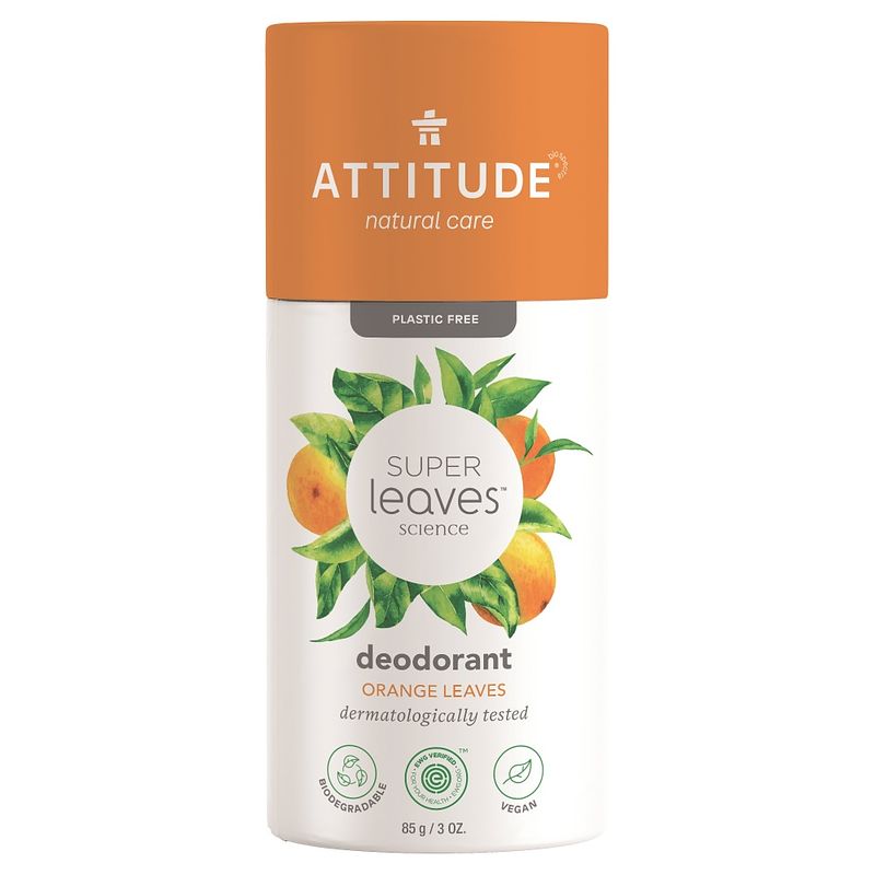 Foto van Attitude super leaves sinaasappelblad deodorant